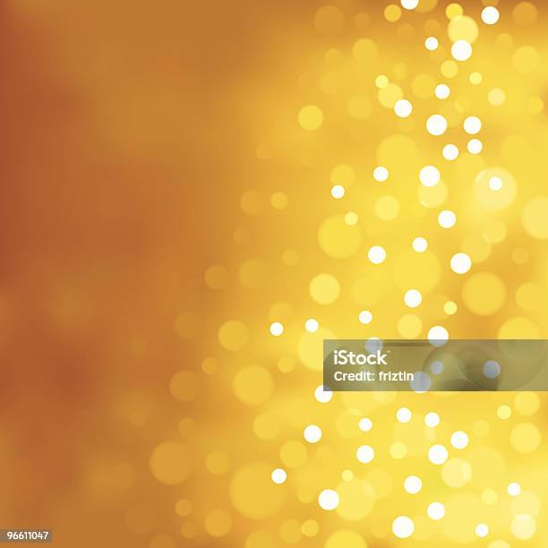Yellow Blurry Lights Eps8 Stock Illustration - Download Image Now - Backgrounds, Bright, Celebration