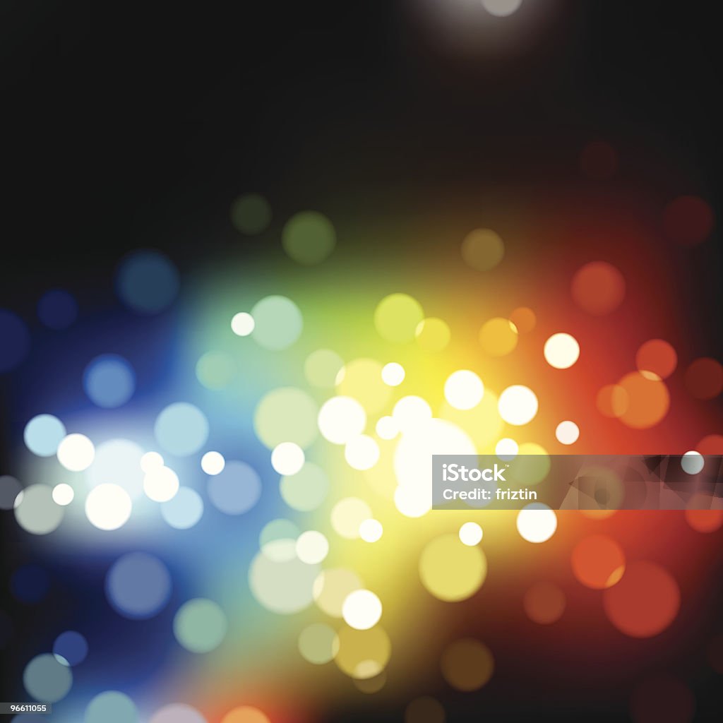 Flou multicolore lumières. EPS8 - clipart vectoriel de Arc en ciel libre de droits
