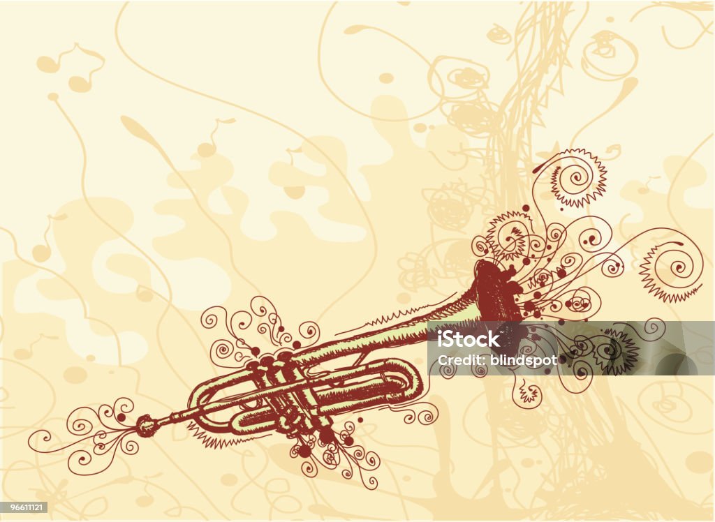 Свободный Trumpet - Векторная графика Музыкальная труба роялти-фри