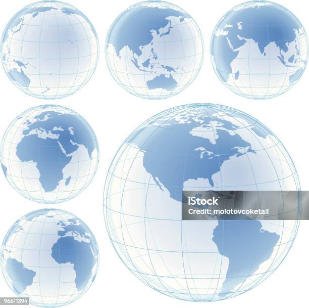 Vetores de Globes De Cristal e mais imagens de Globo terrestre - Globo terrestre, Planeta, Vidro