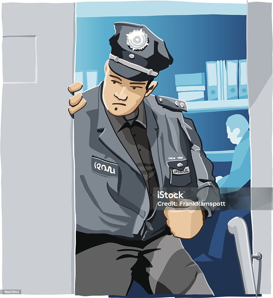Полицейский - Векторная графика Безопасность роялти-фри