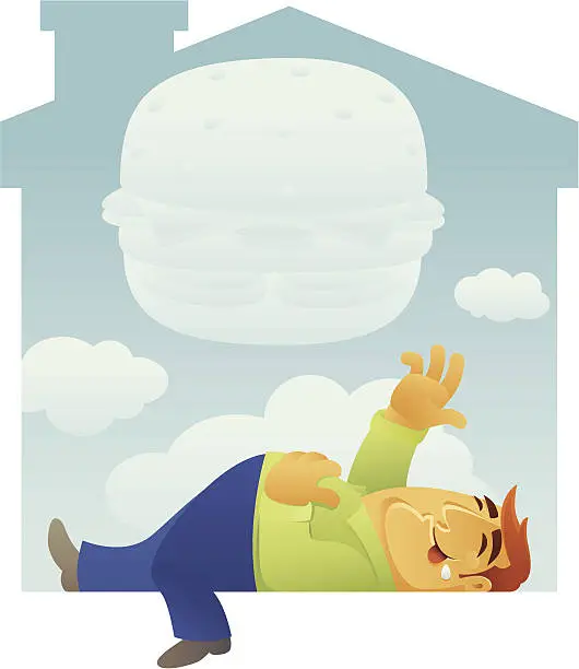 Vector illustration of sweet dream