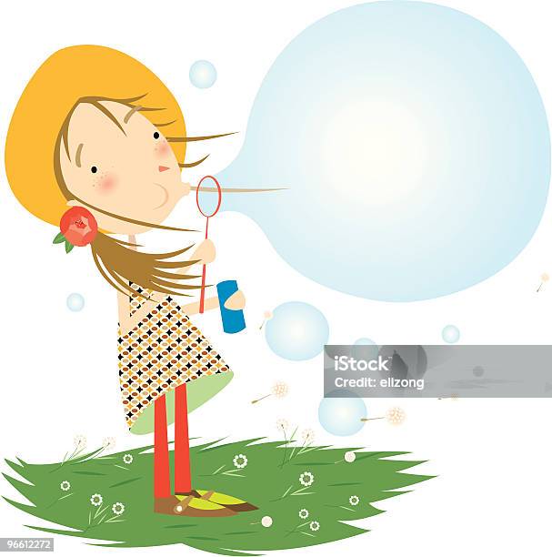 Bubbles Stock Illustration - Download Image Now - Blowing, Bubble, Bubble Wand