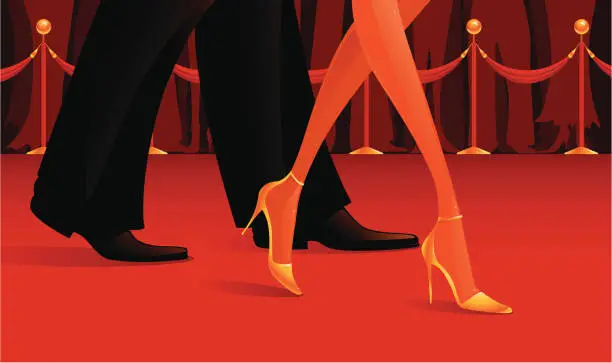 Vector illustration of Red Carpet