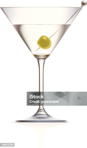 Cocktail Stock Illustration - Download Image Now - Martini, White Background, Transparent