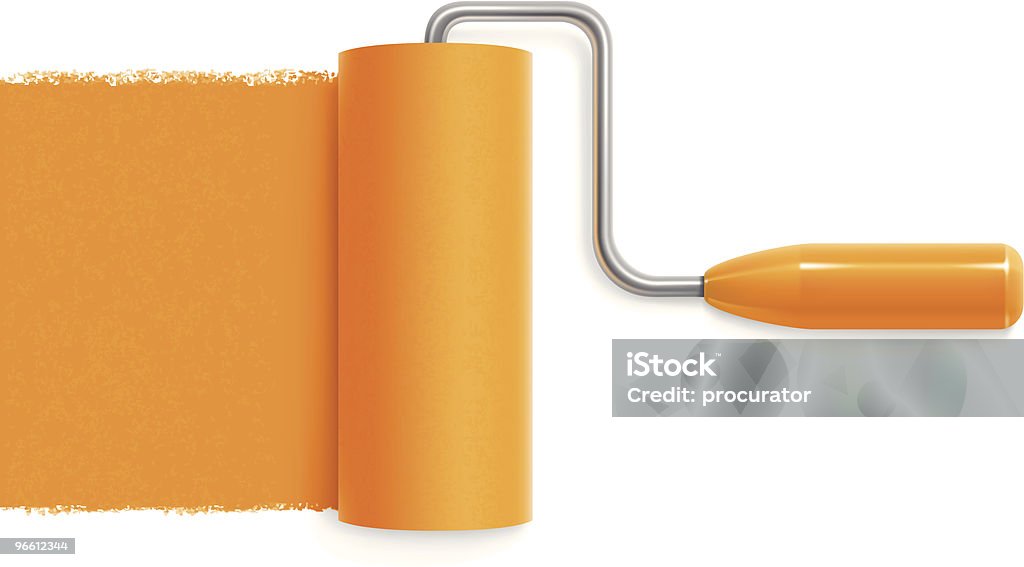 Paint Roller Hang On The Drying Rack Paint Brush Roll Stock Photo -  Download Image Now - iStock
