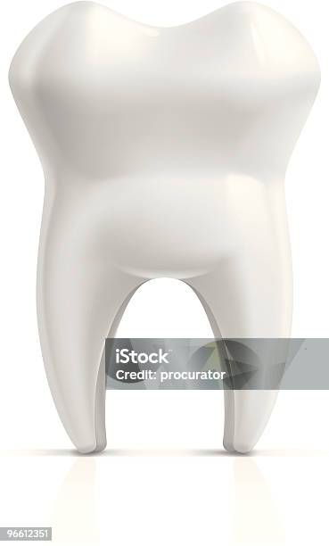 Tooth Stock Illustration - Download Image Now - Human Teeth, White Background, Cartoon