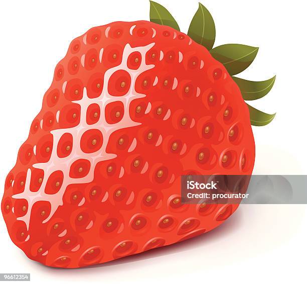 Strawberry Stock Illustration - Download Image Now - Berry Fruit, Color Image, Digitally Generated Image