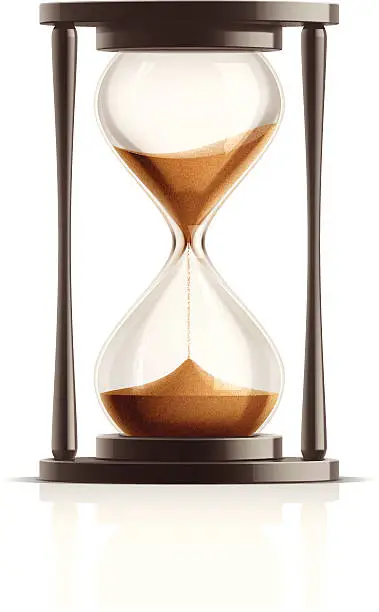 Vector illustration of Hourglass