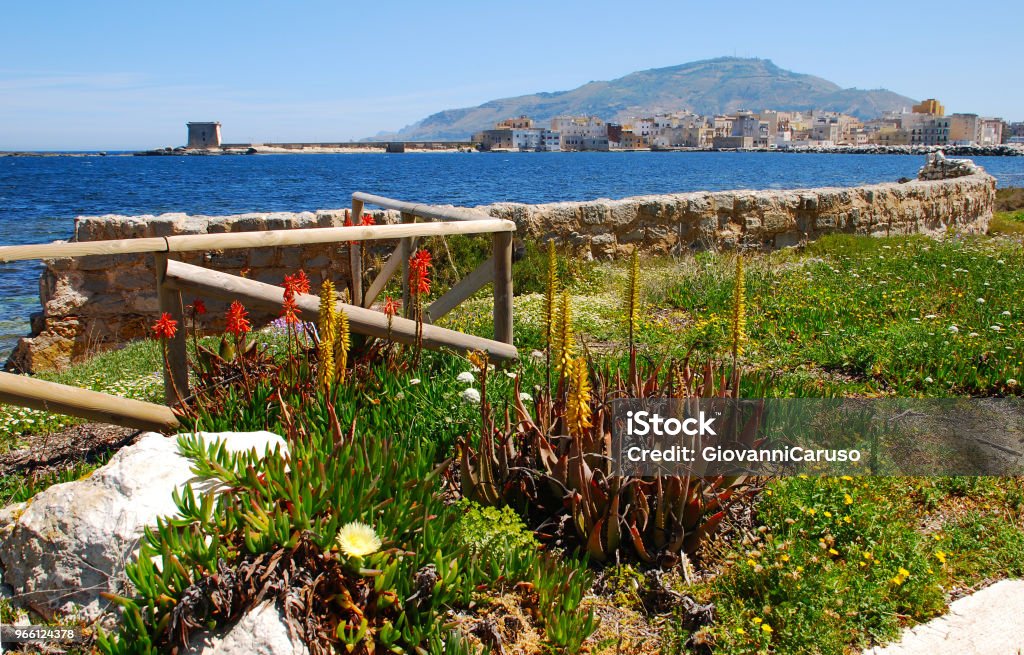 Trapani Sicilia - Royalty-free Architectuur Stockfoto