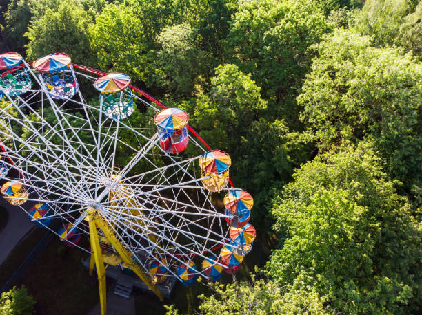 istock ferris wheel in amusement park at summer morning 966137820