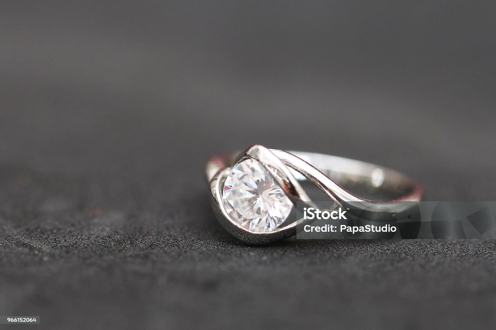 Mooie diamantring - Royalty-free Decoraties Stockfoto