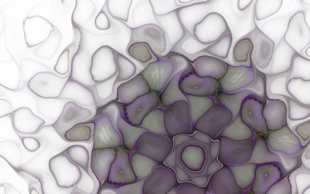 istock Abstract zoomed triangle cells background, image. Geometric, organic forms. A beautiful backdrop for the substrate. 966157658