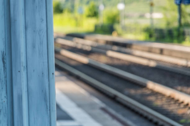 Old train station, typical of the railways of southern Brazil, in the city of Guararema, Sao Paulo state