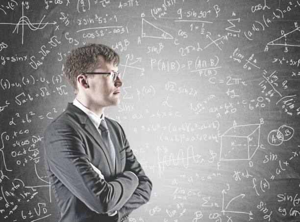 istock Confident cross armed businessman, formula 966164614