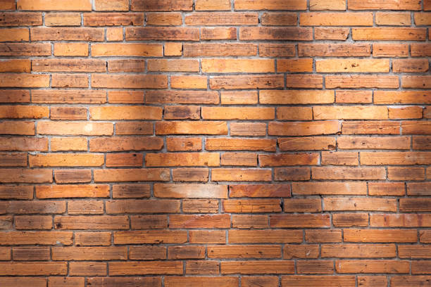 istock Brick wall texture or brick wall background. brick wall for interior exterior decoration and industrial construction concept design. brick wall motifs that occurs natural. 966169352