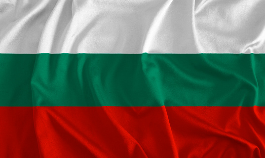 Bandera de Bulgaria fondo photo