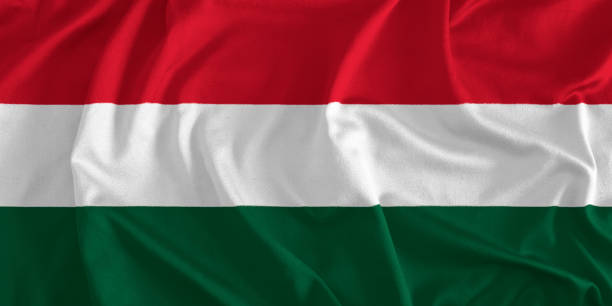 bandiera dell'ungheria sfondo - hungarian flag foto e immagini stock