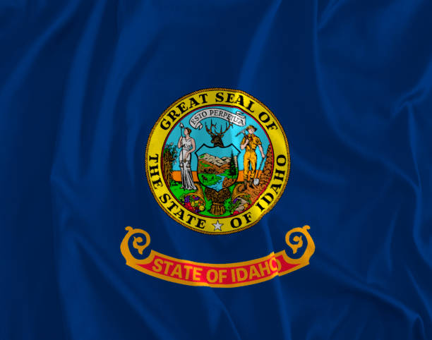 istock Flag of Idaho Background, Gem State 966193924