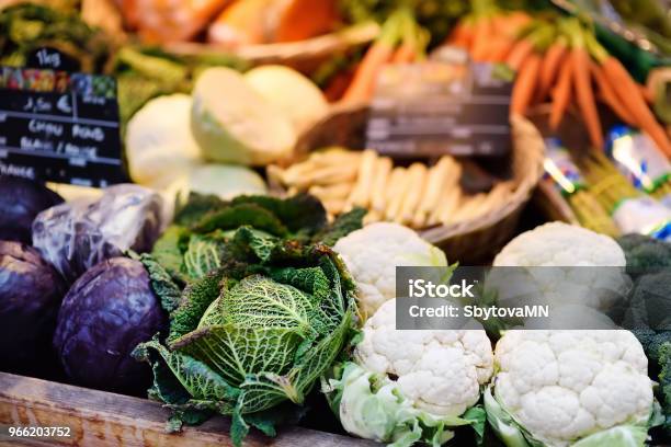 Fresh Bio Vegetables On Farmer Market In Strasbourg France Stock Photo - Download Image Now