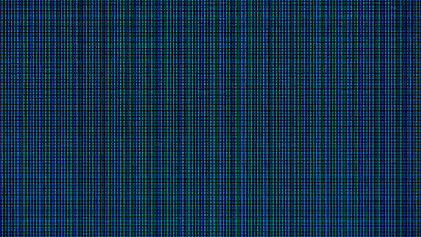 istock LED lights from computer monitor screen display panel for graphic website template. electricity or technology idea concept design. 966209760