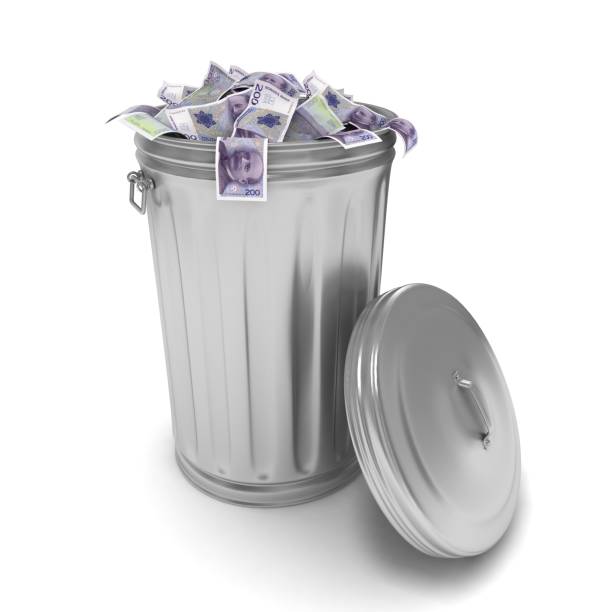 istock Norwegian currency money finance crisis garbage 966210532