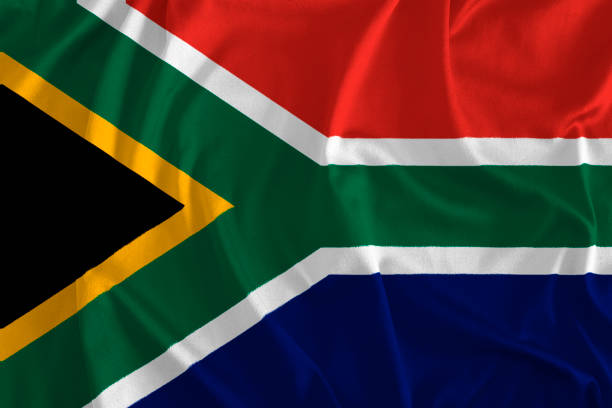 bandera de sudáfrica fondo - flag south african flag south africa national flag fotografías e imágenes de stock