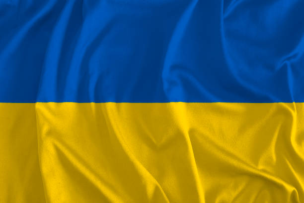 Flag of Ukraine Background Ukraine National Flag ukrainian flag photos stock pictures, royalty-free photos & images