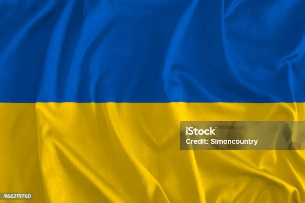 Flag Of Ukraine Background Stock Photo - Download Image Now - Ukrainian Flag, Ukraine, Flag