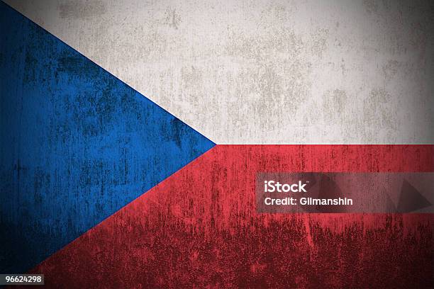 Grunge Flaga Czech - zdjęcia stockowe i więcej obrazów Bez ludzi - Bez ludzi, Biały, Brudny
