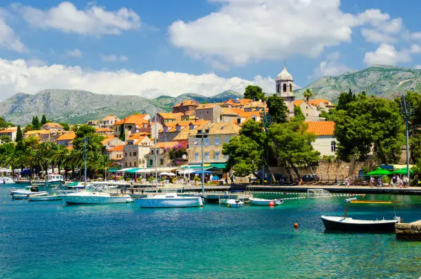 Cavtat town near Dubrovnik in Croatia