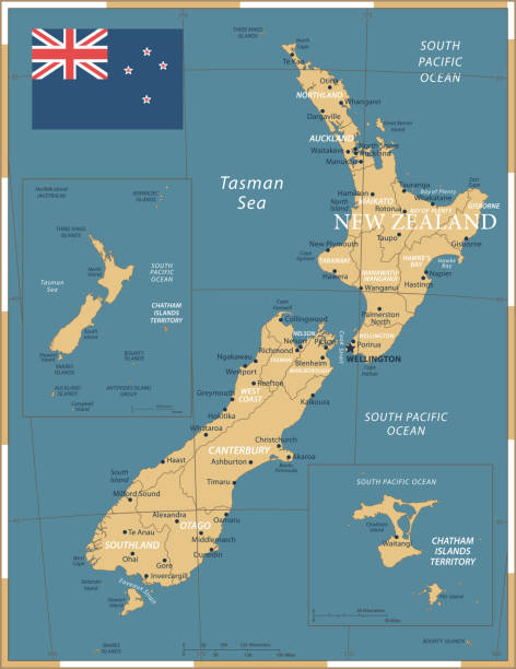istock 22 - New Zealand - Vintage Golden Dark 10 966249422
