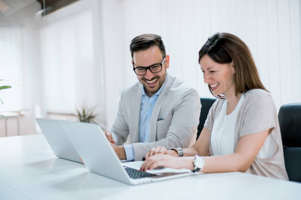 istock Business people in modern office. 966254092