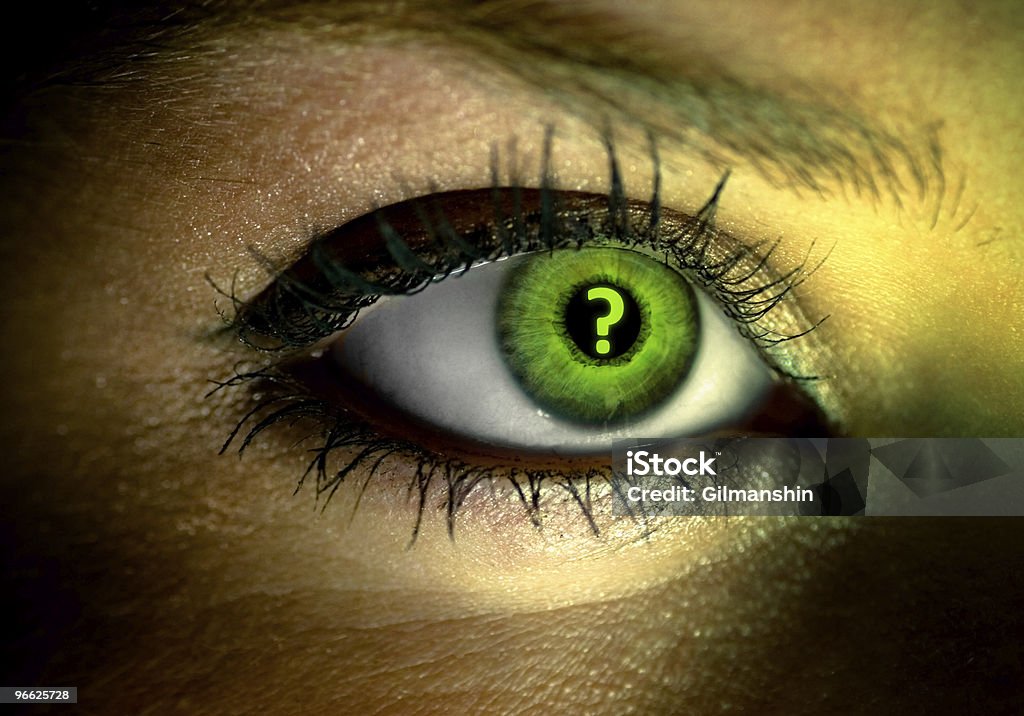인간 눈 - 로열티 프리 LED 조명 스톡 사진
