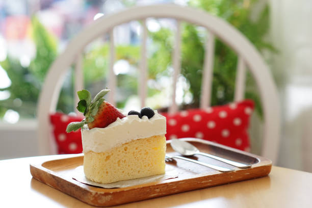istock Homemade cheesecake with fresh strawberry. 966266640