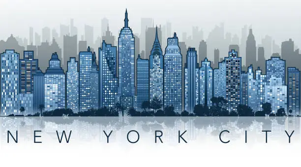 Vector illustration of new york city