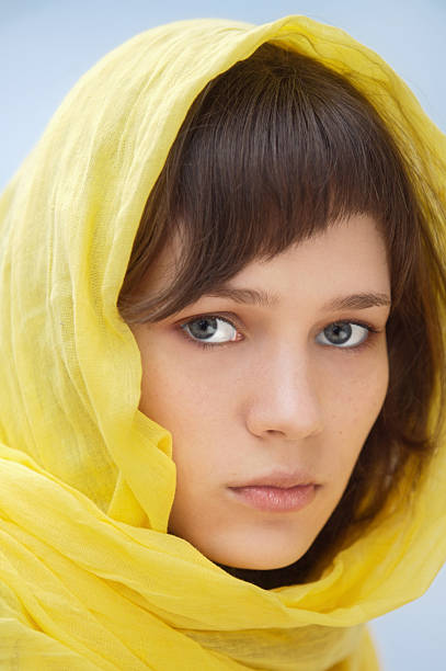 istock Attractive woman with veil in the head 96627061