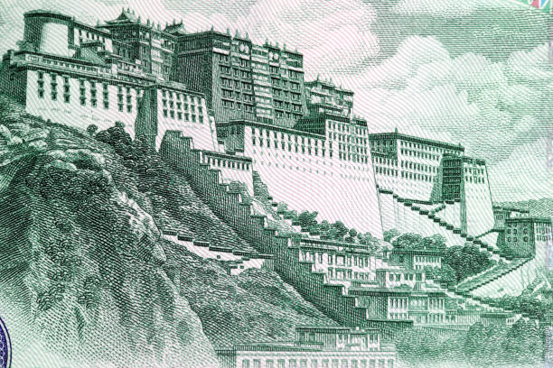 istock 50 yuan RMB in China texture background 966275680