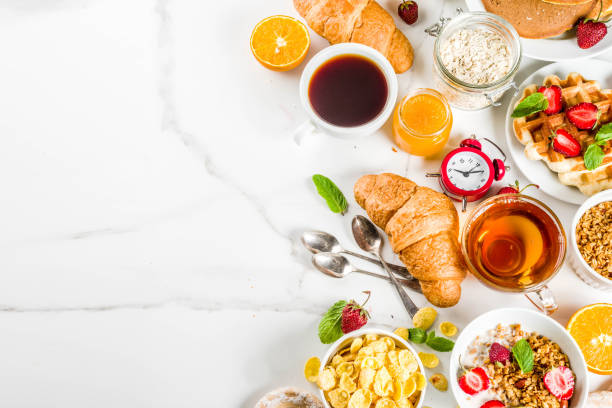 istock Various morning breakfast food 966291228