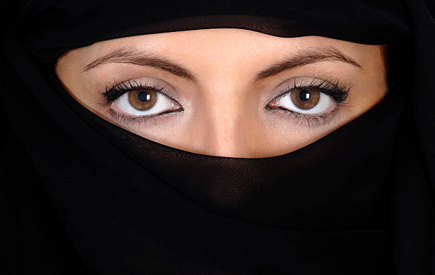 istock Attractive woman covered by a veil 96629724