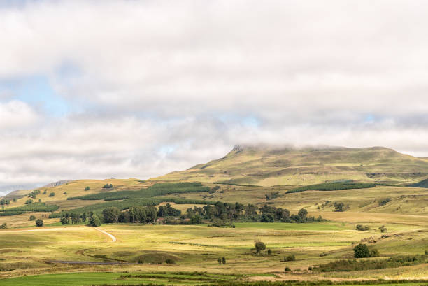 istock Farm landscape on the R617-road between Underberg and Kokstad 966306428