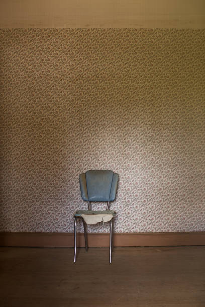istock Kitchen chair in abandoned house 966306844