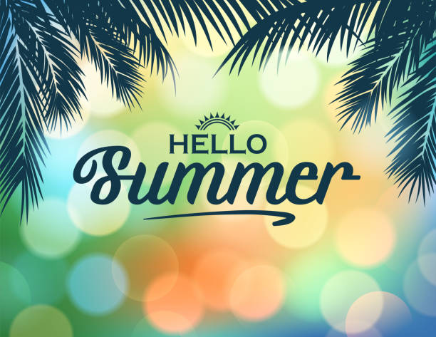 retro tropic summer drawn of vector retro tropic summer.This file has been used illustrator CS3 EPS10 version feature of multiply. holiday event stock illustrations