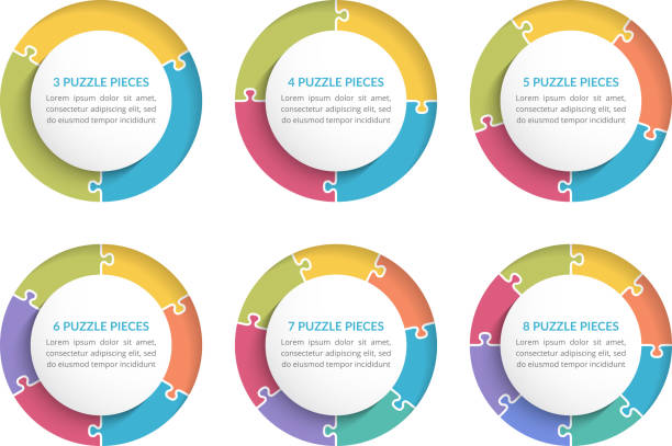 Two Puzzles Incircle 31,500+ Circle Puzzle Stock Photos, Pictures & Royalty-Free Images - iStock