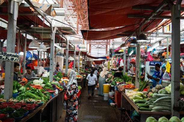 istock Vegetable market chow kit Malaysia. 966326614