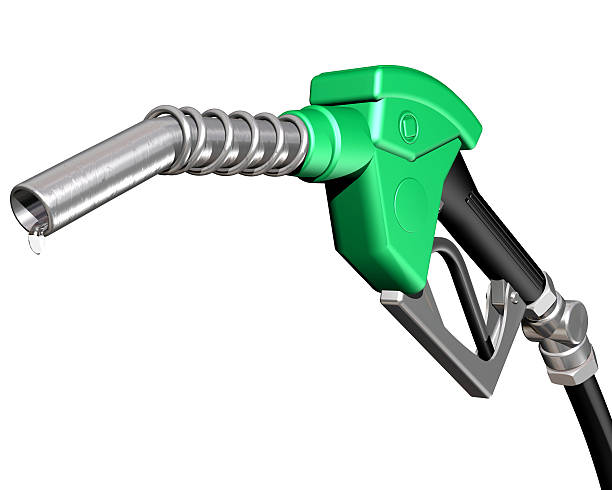 istock Dripping gas pump nozzle 96634010