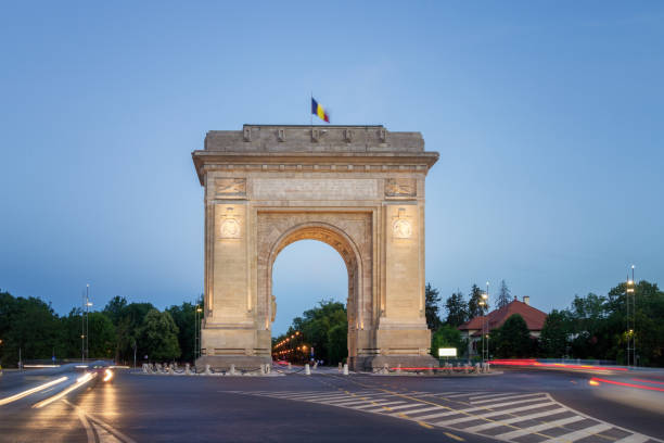istock Bucharest, the Triumphal Arch 966342436