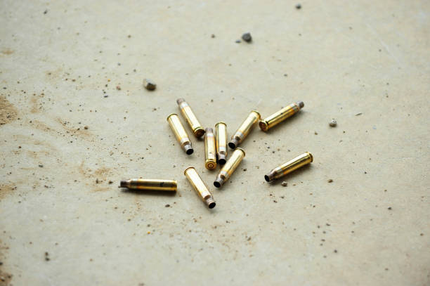 istock Several used rifle cartridges 966349588