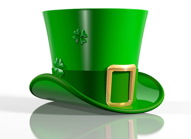 Top Hat of a leprechaun stock photo