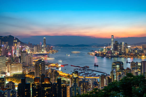istock Hong Kong city skyline 966353936